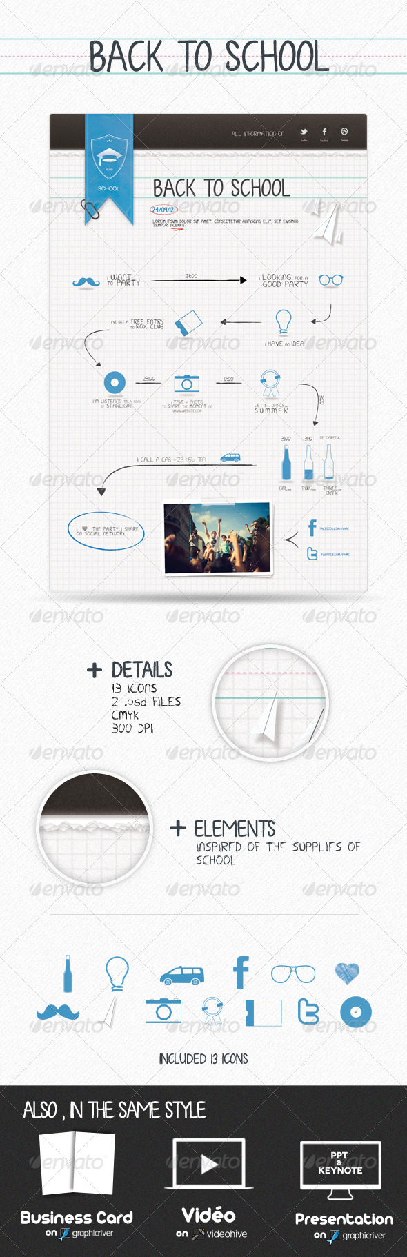 GraphicRiver Back To School Flyers 867707 GraphicRiver Back To School Flyers 867707