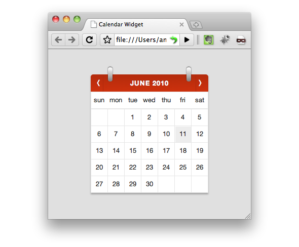 TutsPlus How to Build a Beautiful Calendar Widget 118800 TutsPlus How to Build a Beautiful Calendar Widget 118800