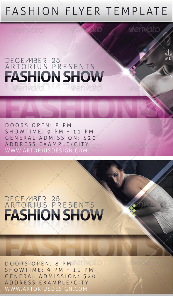 GraphicRiver Fashion Promo Flyer Template 943535 GraphicRiver Fashion Promo Flyer Template 943535