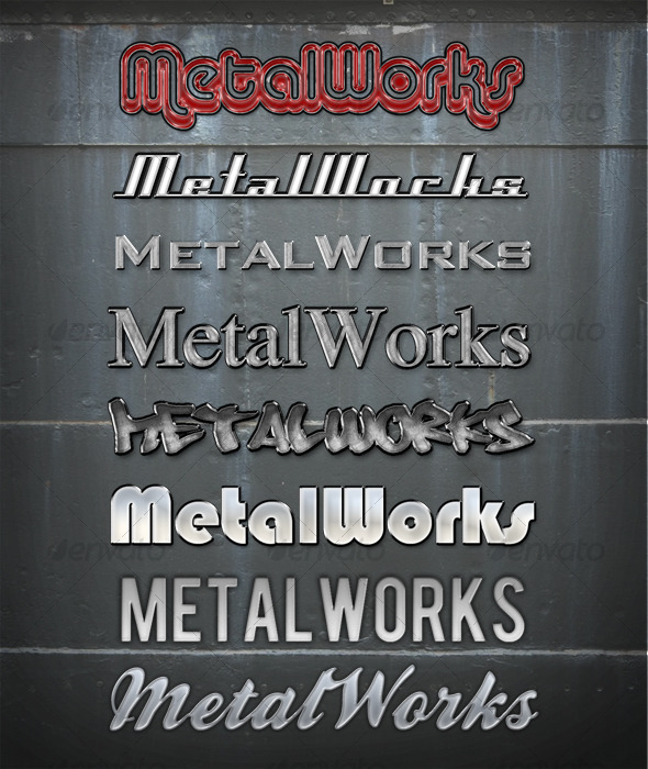 GraphicRiver MetalWorks vol I 119868 GraphicRiver MetalWorks vol I 119868