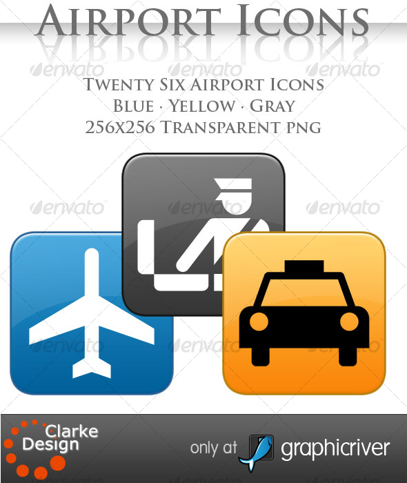 GraphicRiver A collection of 26 Airport Icons 121287 GraphicRiver A collection of 26 Airport Icons 121287