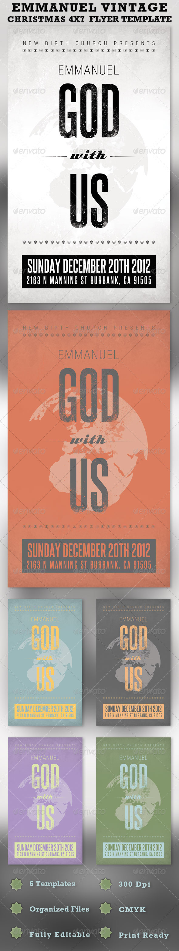 GraphicRiver Emmanuel Vintage Christmas 4x7 Photoshop Flyer 952712 GraphicRiver Emmanuel Vintage Christmas 4x7 Photoshop Flyer 952712