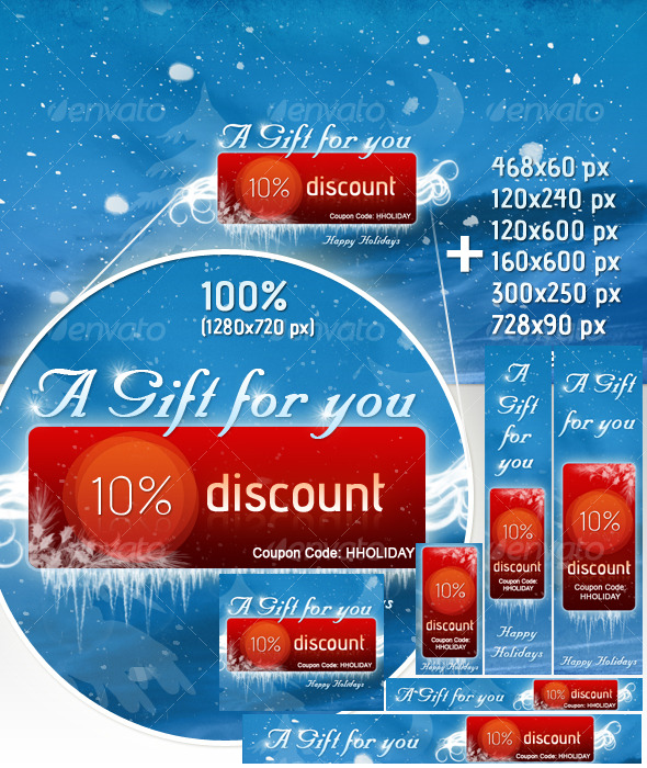 GraphicRiver Holiday Christmas Marketing Banners 123514 GraphicRiver Holiday Christmas Marketing Banners 123514