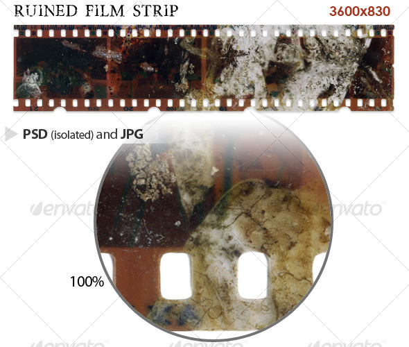 GraphicRiver Ruined Film Strip 40724 GraphicRiver Ruined Film Strip 40724