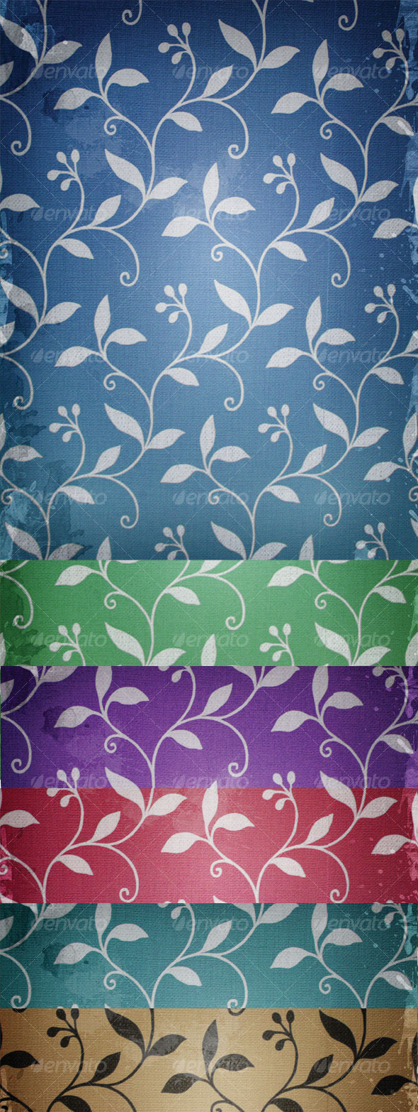 GraphicRiver Vintage Floral backgrounds in 7 colors 2448x3264 122112 GraphicRiver Vintage Floral backgrounds in 7 colors 2448x3264 122112