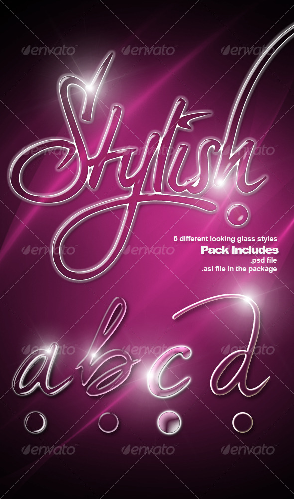 GraphicRiver Photoshop Glass Style 124374 GraphicRiver Photoshop Glass Style 124374