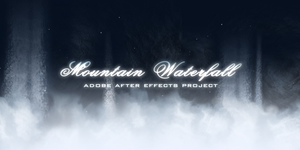 After Effects Project - VideoHive Mountain Waterfall 124544
