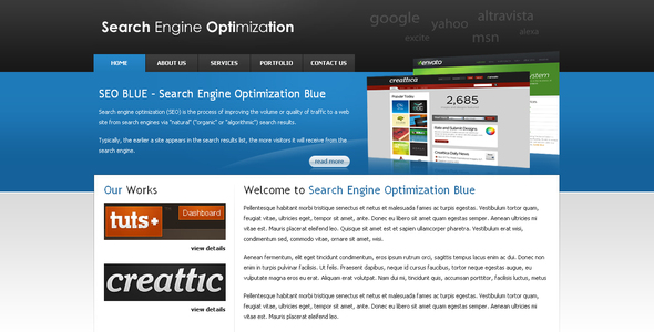 ThemeForest SEOBLUE 40547 ThemeForest SEOBLUE 40547