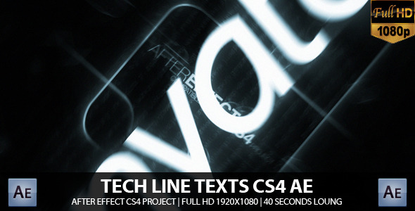 After Effects Project - VideoHive Text & Lines Tech 231360 After Effects Project - VideoHive Text & Lines Tech 231360