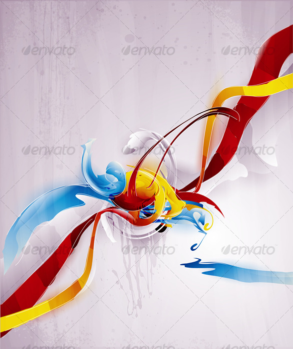 GraphicRiver Abstract vector graphic bright background 126708 GraphicRiver Abstract vector graphic bright background 126708
