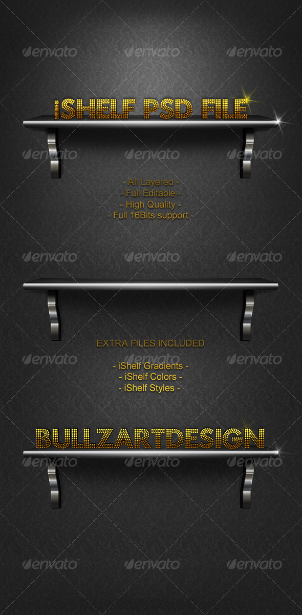 GraphicRiver iShelf BullzArt PSD 125629 GraphicRiver iShelf BullzArt PSD 125629