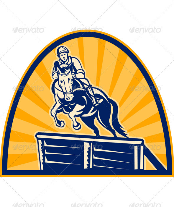 Graphic River Equestrian And Horse Show Jumping Vectors - Conceptual Sports/Activity 1017248 Graphic River Equestrian And Horse Show Jumping Vectors - Conceptual Sports/Activity 1017248