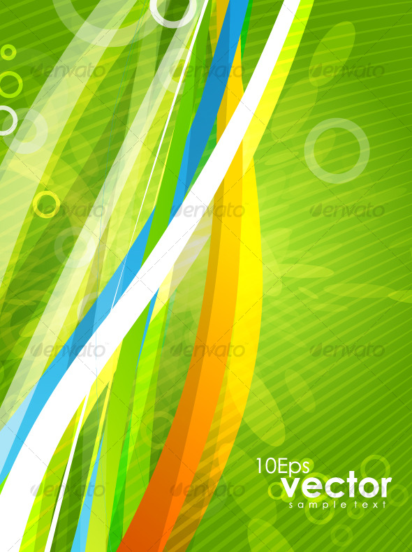 GraphicRiver Colorful wavy abstract background 128105 GraphicRiver Colorful wavy abstract background 128105