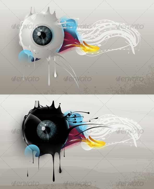 GraphicRiver Human eye with abstract elements and forms 130286 GraphicRiver Human eye with abstract elements and forms 130286
