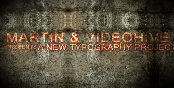After Effects Project - VideoHive Grunge Wall Typography 129705 After Effects Project - VideoHive Grunge Wall Typography 129705