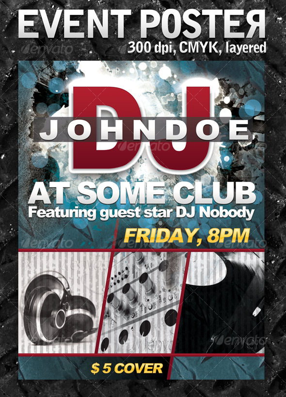 GraphicRiver Event Poster 8.5 x11 layered print-ready 130852 GraphicRiver Event Poster 8.5 x11 layered print-ready 130852