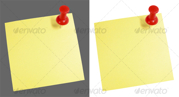 GraphicRiver Pushpin-Note 43894 GraphicRiver Pushpin-Note 43894
