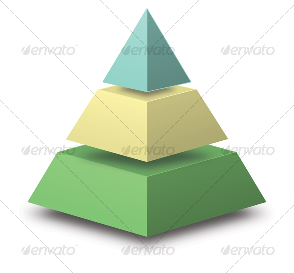 GraphicRiver 3D Pyramid with floating sections 43900 GraphicRiver 3D Pyramid with floating sections 43900