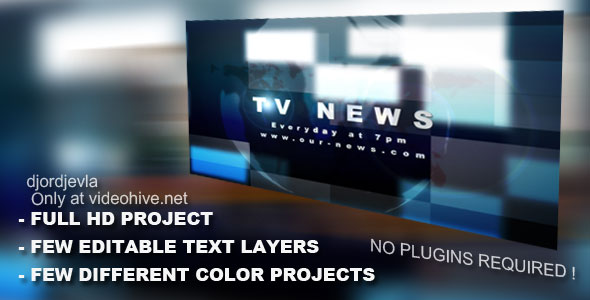 After Effects Project - VideoHive TV News Intro 133108 After Effects Project - VideoHive TV News Intro 133108