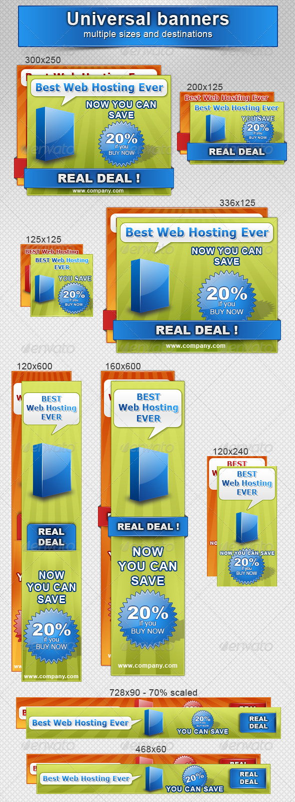 GraphicRiver Marketing Universal Banners 133458 GraphicRiver Marketing Universal Banners 133458