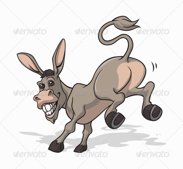 funny donkey clipart - photo #45