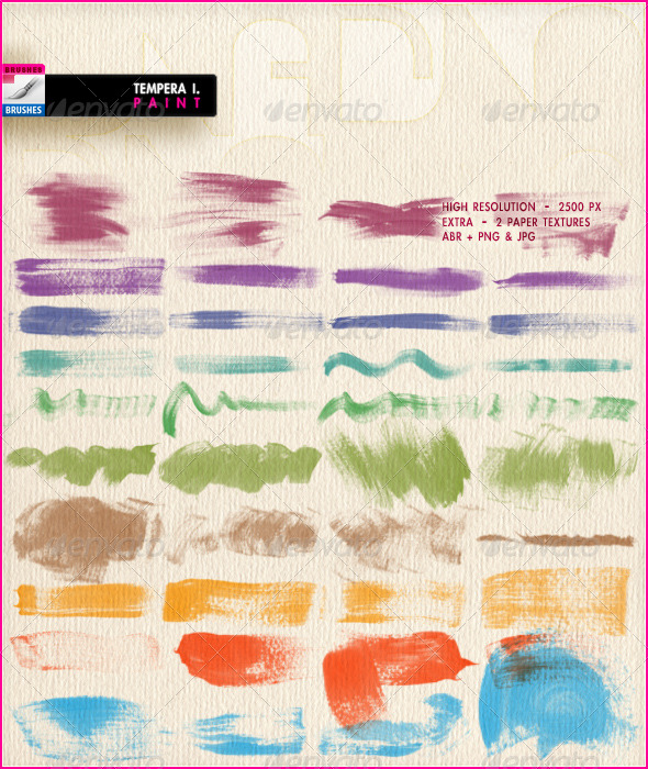 GraphicRiver Tempera I Paint 133857 GraphicRiver Tempera I Paint 133857