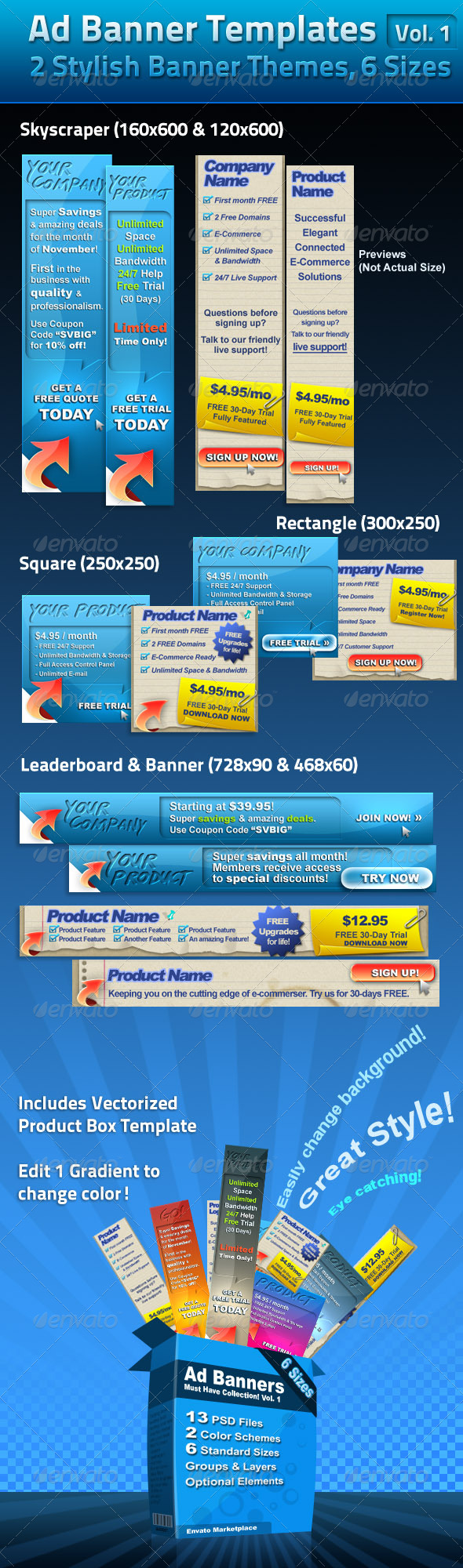 GraphicRiver Ad Banner Template Collection Vol 1 133227 GraphicRiver Ad Banner Template Collection Vol 1 133227