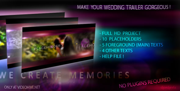After Effects Project - VideoHive The Wedding Intro 2 134594 After Effects Project - VideoHive The Wedding Intro 2 134594