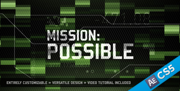 After Effects Project - VideoHive Mission Possible 983666 After Effects Project - VideoHive Mission Possible 983666