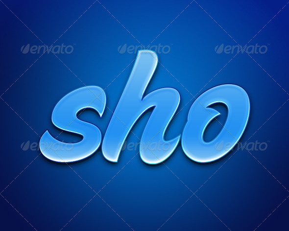 GraphicRiver Glossy Blue Metal Type 135920 GraphicRiver Glossy Blue Metal Type 135920
