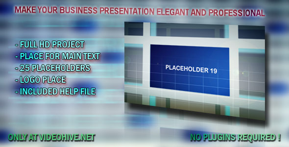 After Effects Project - VideoHive Business Gallery 25 placeholders 136764 After Effects Project - VideoHive Business Gallery 25 placeholders 136764