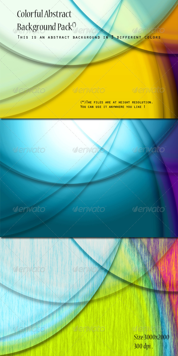 GraphicRiver Colorful Abstract Background Pack 137781 GraphicRiver Colorful Abstract Background Pack 137781