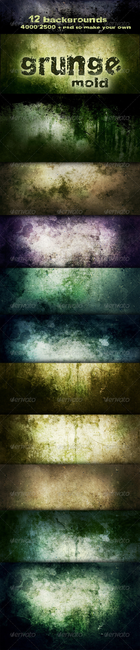 GraphicRiver Grunge backgrounds Mold decay 1119746 GraphicRiver Grunge backgrounds Mold decay 1119746
