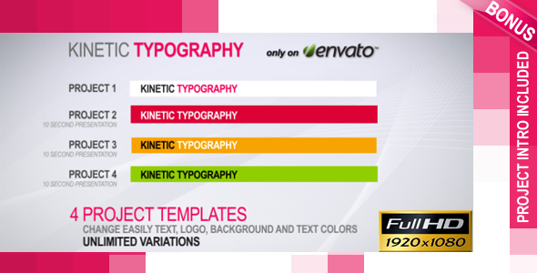 After Effects Project - VideoHive Kinetic Typography 179385 After Effects Project - VideoHive Kinetic Typography 179385