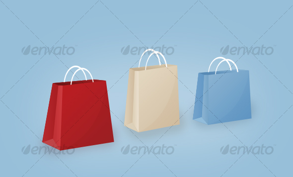 GraphicRiver Shopping Paper Bags 31803 GraphicRiver Shopping Paper Bags 31803