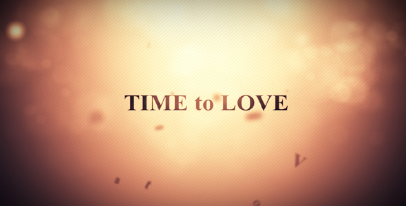 After Effects Project - VideoHive Time to love 144195 After Effects Project - VideoHive Time to love 144195