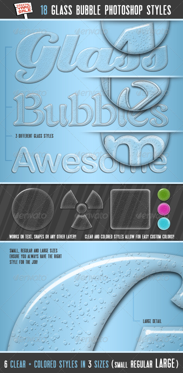 GraphicRiver 18 Glass Bubble Photoshop Layer Styles 144976 GraphicRiver 18 Glass Bubble Photoshop Layer Styles 144976
