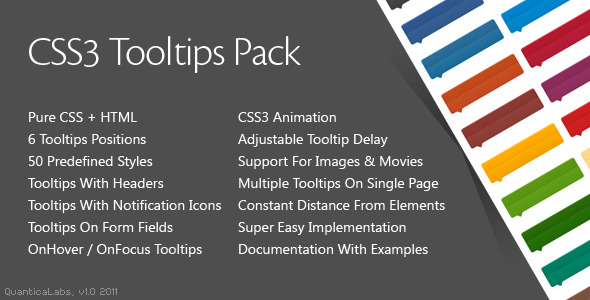 CodeCanyon CSS3 Tooltips Pack 1191630 CodeCanyon CSS3 Tooltips Pack 1191630