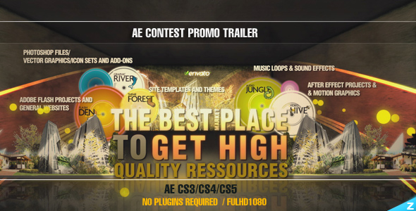After Effects Project - VideoHive AE CS3 Contest Promo Trailer Project 38321 After Effects Project - VideoHive AE CS3 Contest Promo Trailer Project 38321