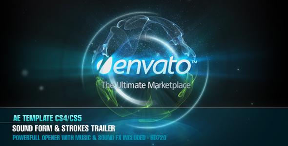 After Effects Project - VideoHive AE CS4 Sound Form & Strokes Trailer 125445 After Effects Project - VideoHive AE CS4 Sound Form & Strokes Trailer 125445