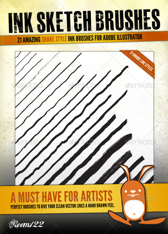 GraphicRiver Ink Sketch Lines 21 Illustrator Brushes 146289 GraphicRiver Ink Sketch Lines 21 Illustrator Brushes 146289