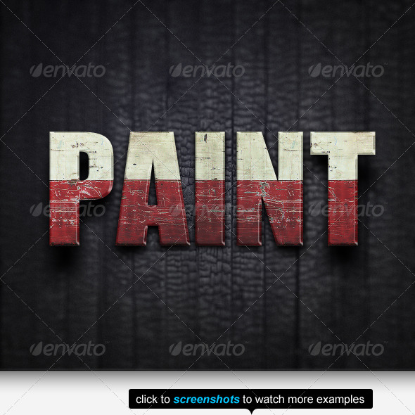 GraphicRiver The Old Paint Text Effects & Styles 146628 GraphicRiver The Old Paint Text Effects & Styles 146628