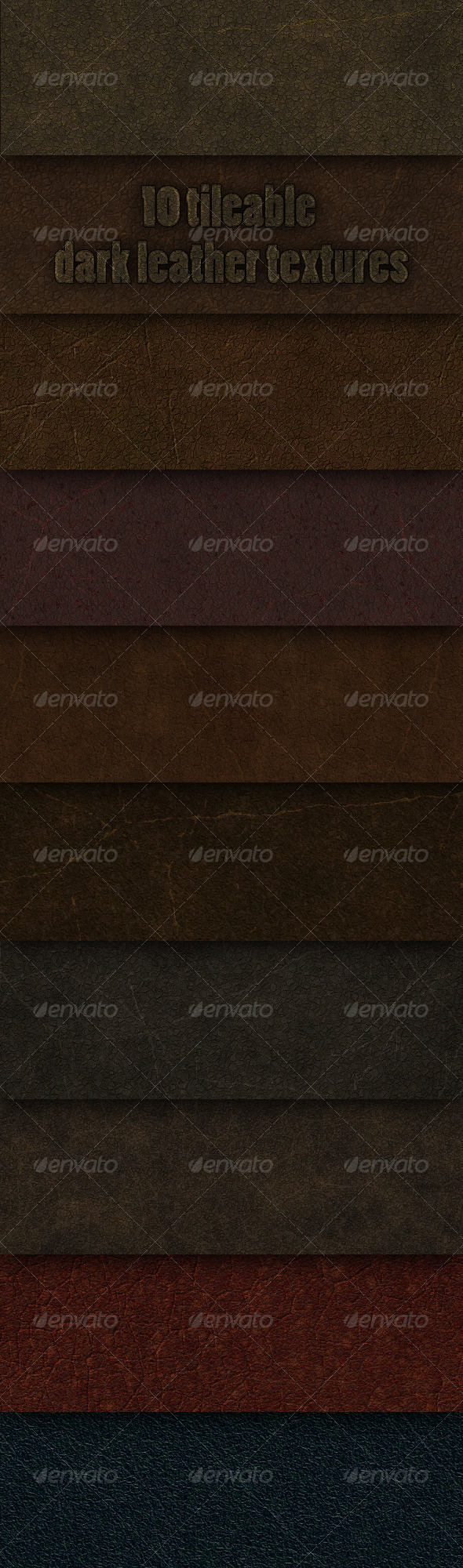 GraphicRiver 10 tileable dark leather textures 147033 GraphicRiver 10 tileable dark leather textures 147033