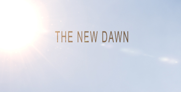 After Effects Project - VideoHive The New Dawn 147531 After Effects Project - VideoHive The New Dawn 147531