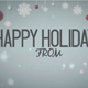Happy Holidays - Snowy Animation Happy Holidays - Snowy Animation - VideoHive Item for Sale