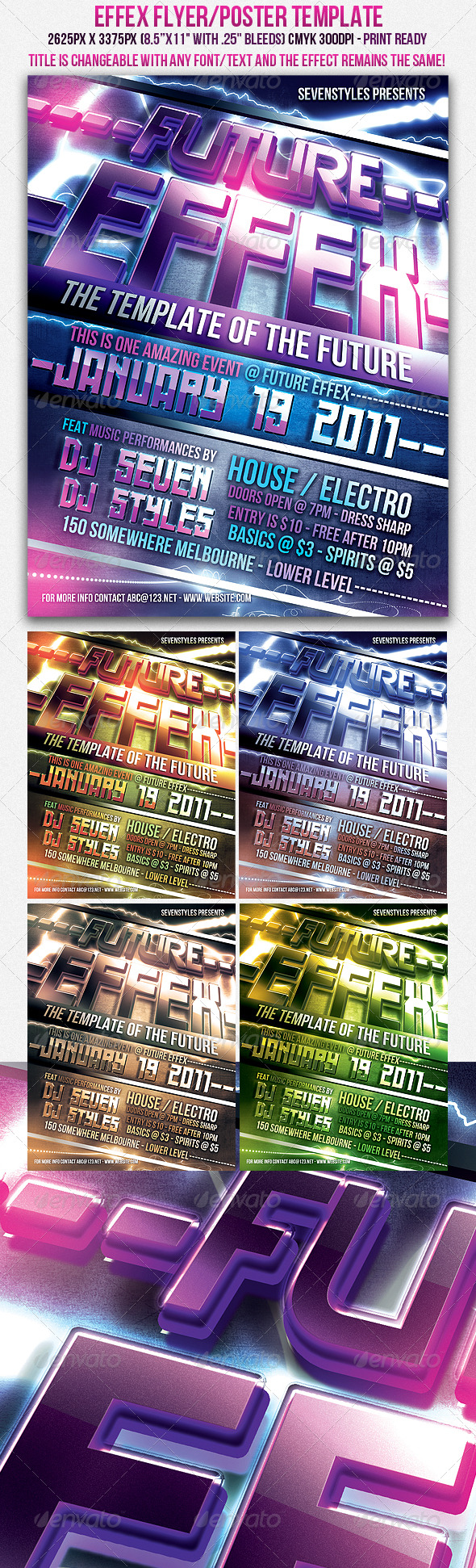 GraphicRiver Effex Poster Flyer Template 149712 GraphicRiver Effex Poster Flyer Template 149712