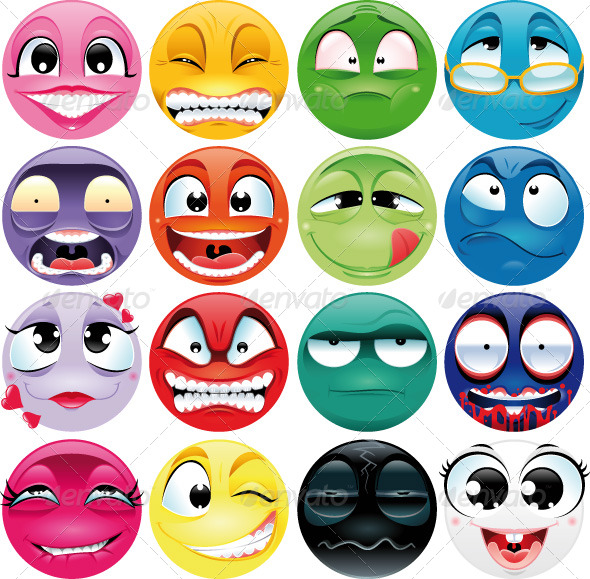 GraphicRiver Group of expressions 152147 GraphicRiver Group of expressions 152147