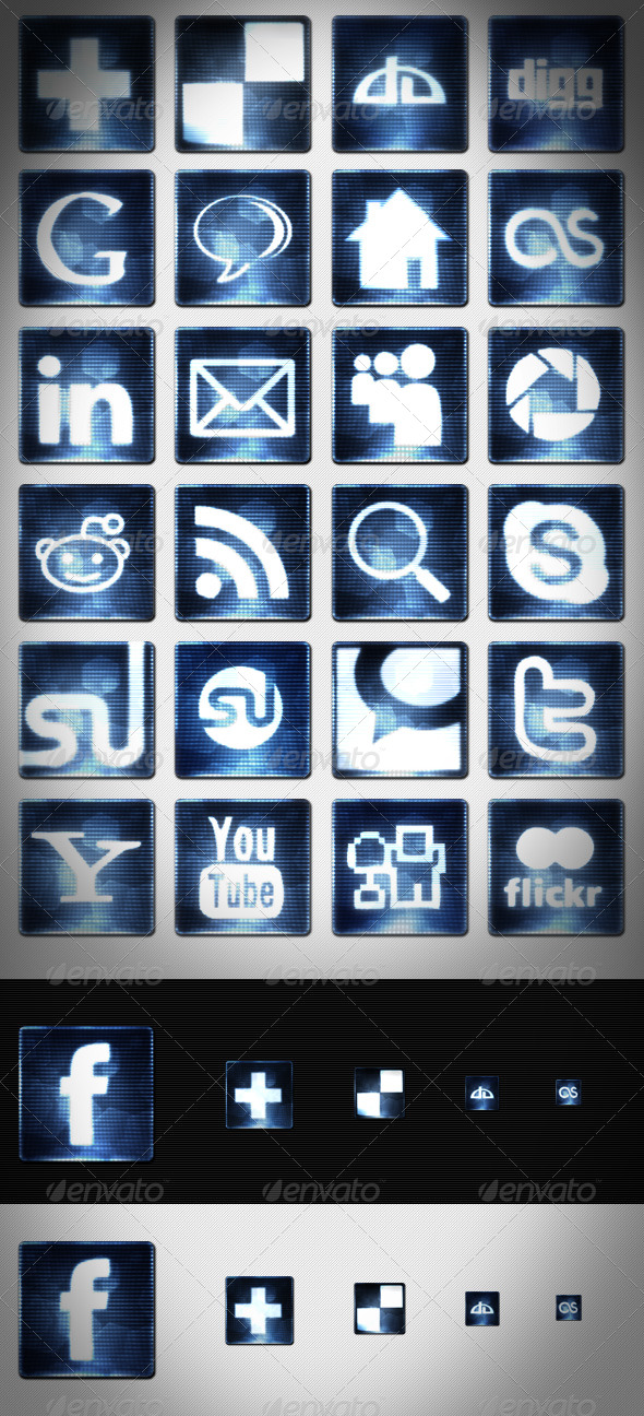 GraphicRiver 25 Digital Social Media Icons Set 152382 GraphicRiver 25 Digital Social Media Icons Set 152382