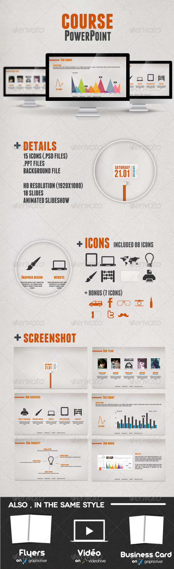 GraphicRiver Course Presentation Powerpoint 1273699 GraphicRiver Course Presentation Powerpoint 1273699
