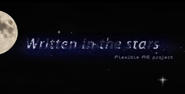 After Effects Project - VideoHive Written in the Stars titles presentation  ...